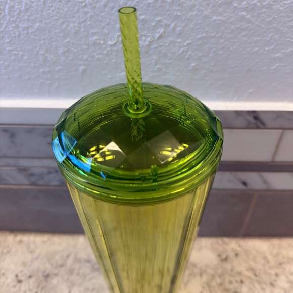 Starbucks Lime‎ Kaleidoscope Domed Lid Venti Tumbler Cup - Picture 6 of 7